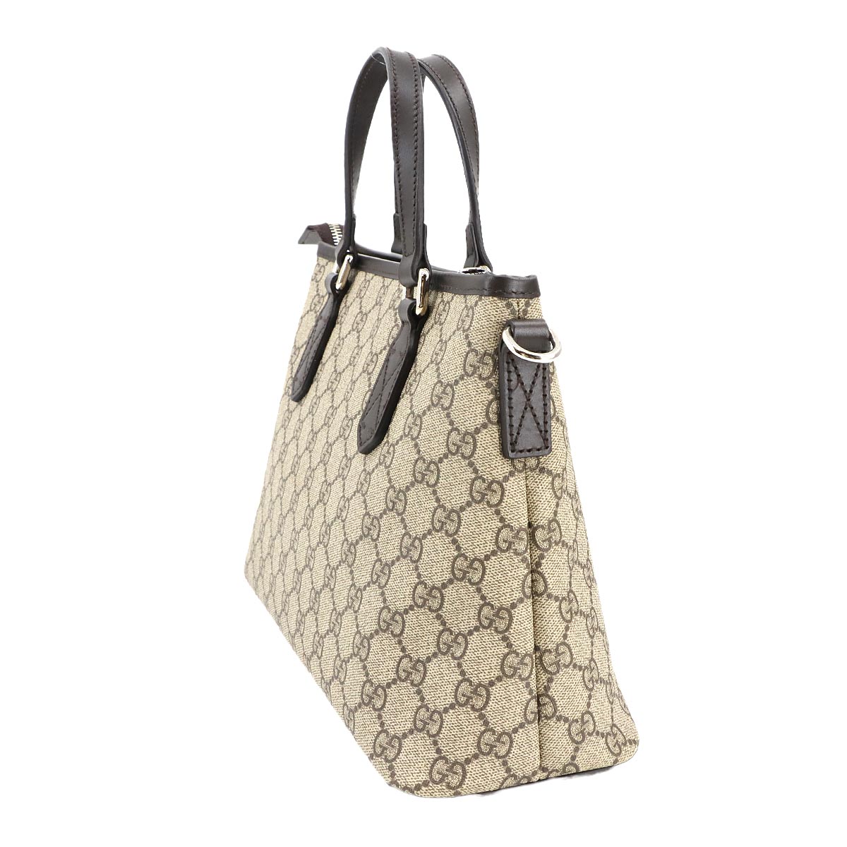 GG Supreme 2way Hand Shoulder Bag Beige Brown 429019 Purse
