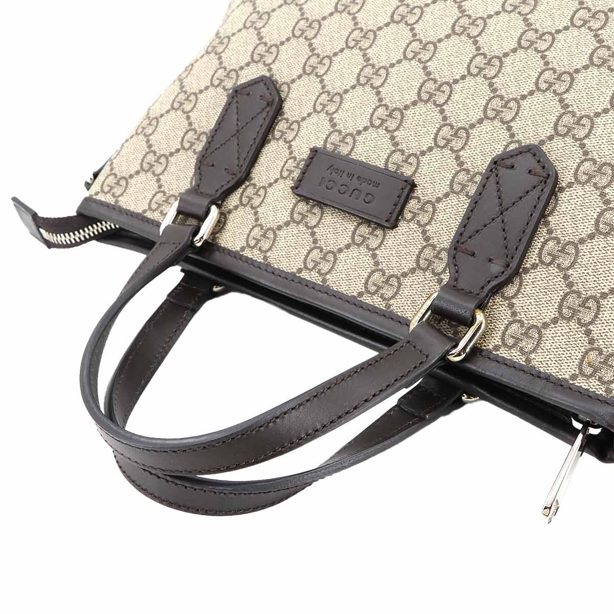 GG Supreme 2way Hand Shoulder Bag Beige Brown 429019 Purse