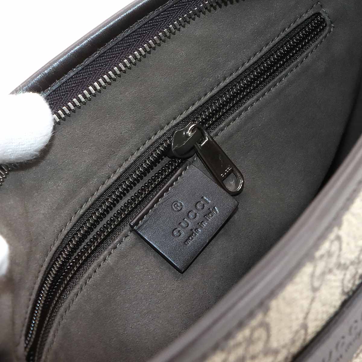 GG Supreme 2way Hand Shoulder Bag Beige Brown 429019 Purse