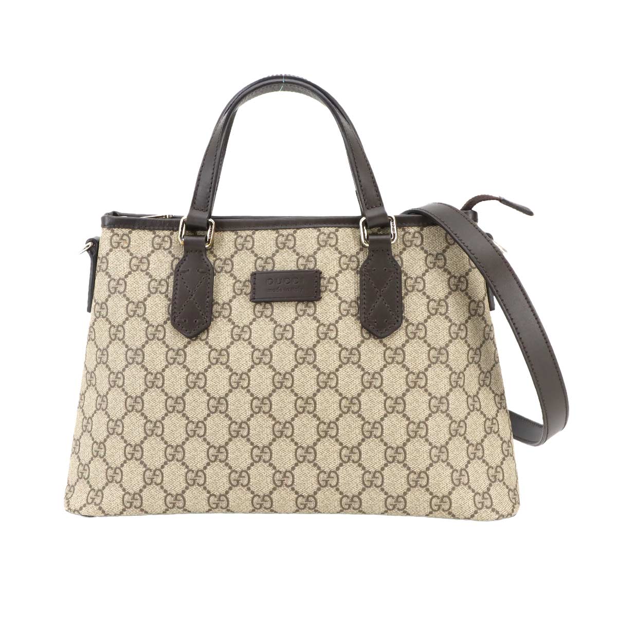 GG Supreme 2way Hand Shoulder Bag Beige Brown 429019 Purse