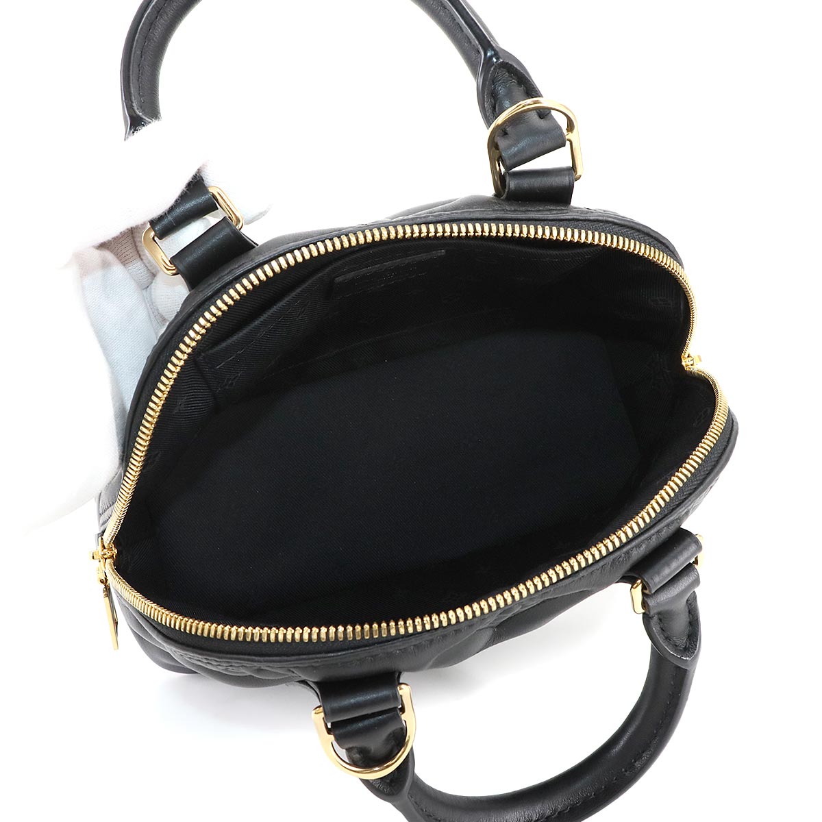Bubblegram Alma BB 2way Hand Shoulder Bag Noir M59793