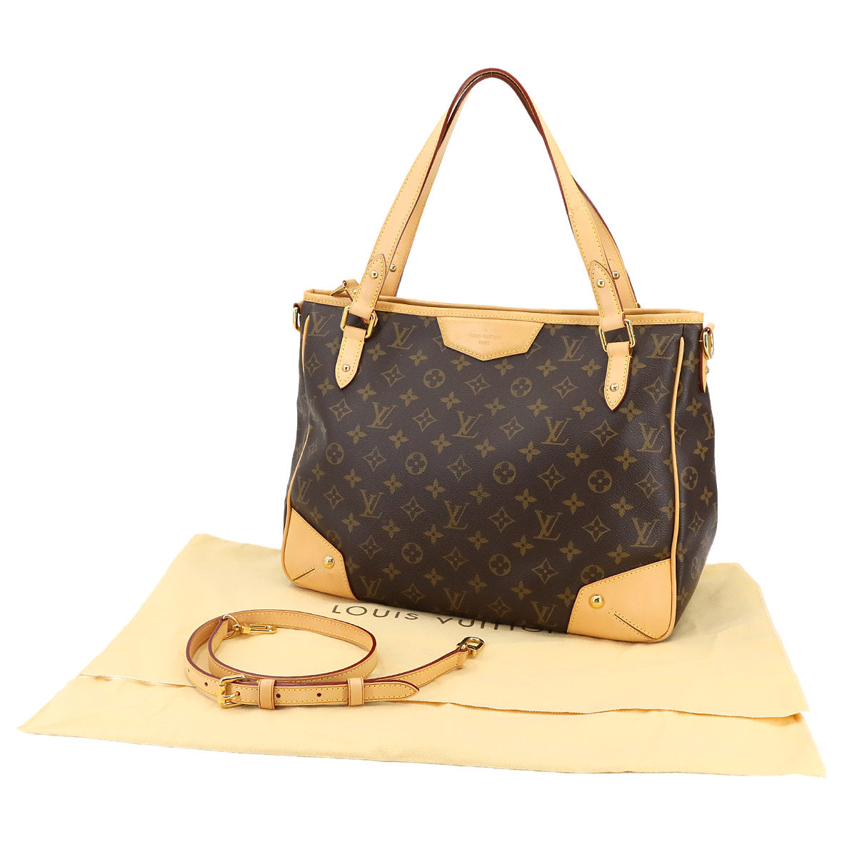 Monogram Estrela MM 2way Tote Shoulder Bag Brown M41232
