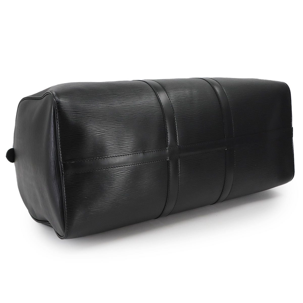 Epi Keepall 45 Boston Bag Leather Noir M59152 Purse