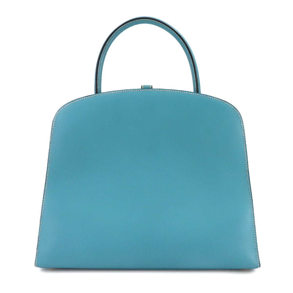 Dalvy MM 30 Hand Bag Box calf Bleu Jean Purse