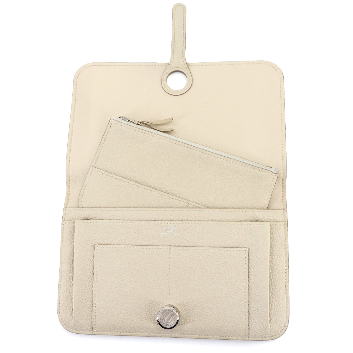 Dogon GM Long Wallet Togo Craie Duo Purse