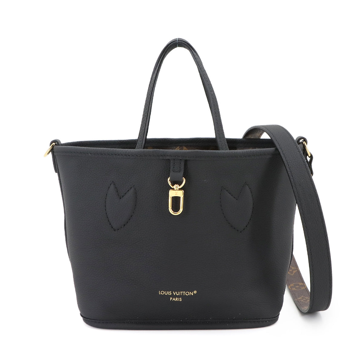 Neverfull Inside Out BB Hand Shoulder Bag Noir M12099