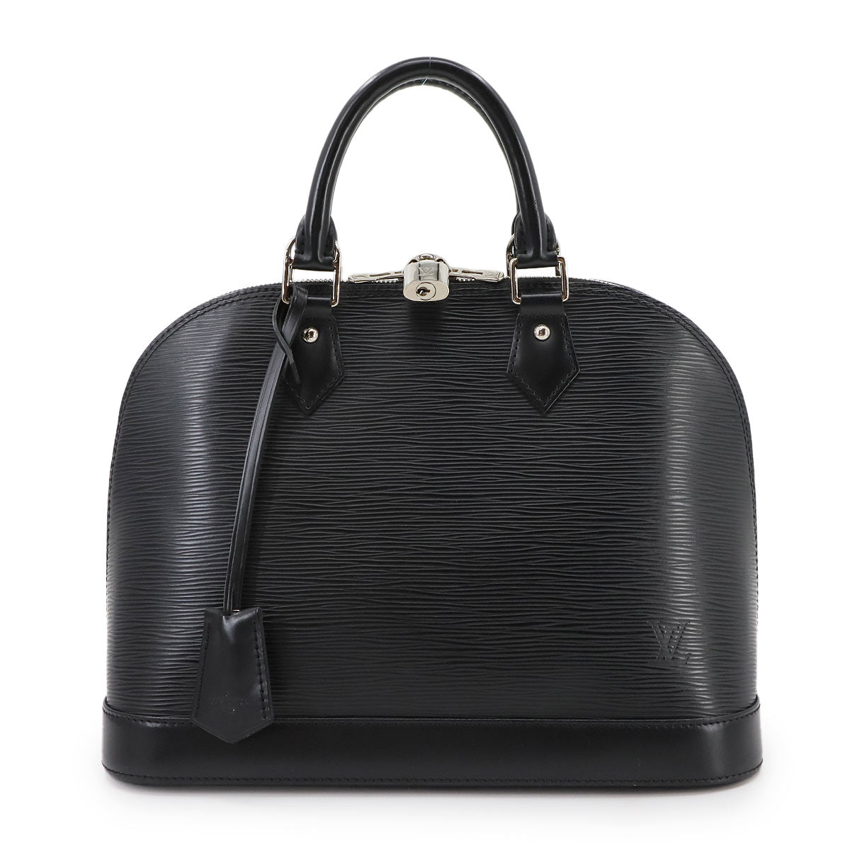 Epi Alma PM Hand Bag Leather Noir Black M52802 Purse