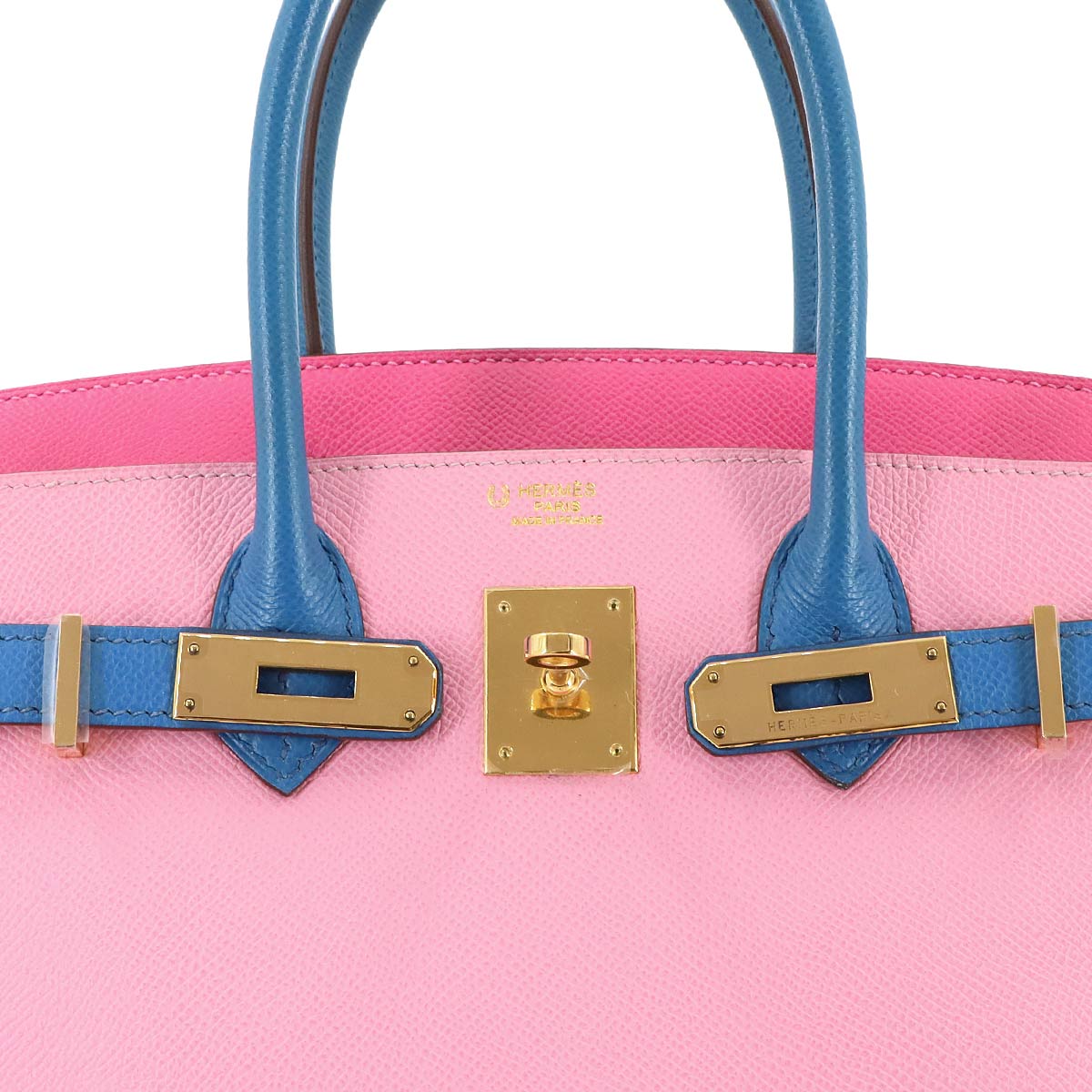 Birkin 30 SPO Personal Hand Bag Epsom Rose Confetti Rose Tyrien