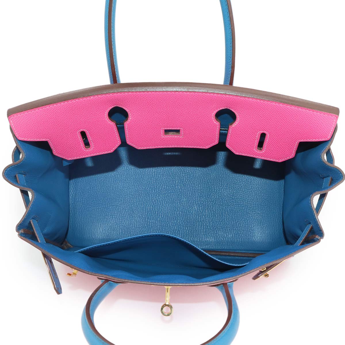 Birkin 30 SPO Personal Hand Bag Epsom Rose Confetti Rose Tyrien