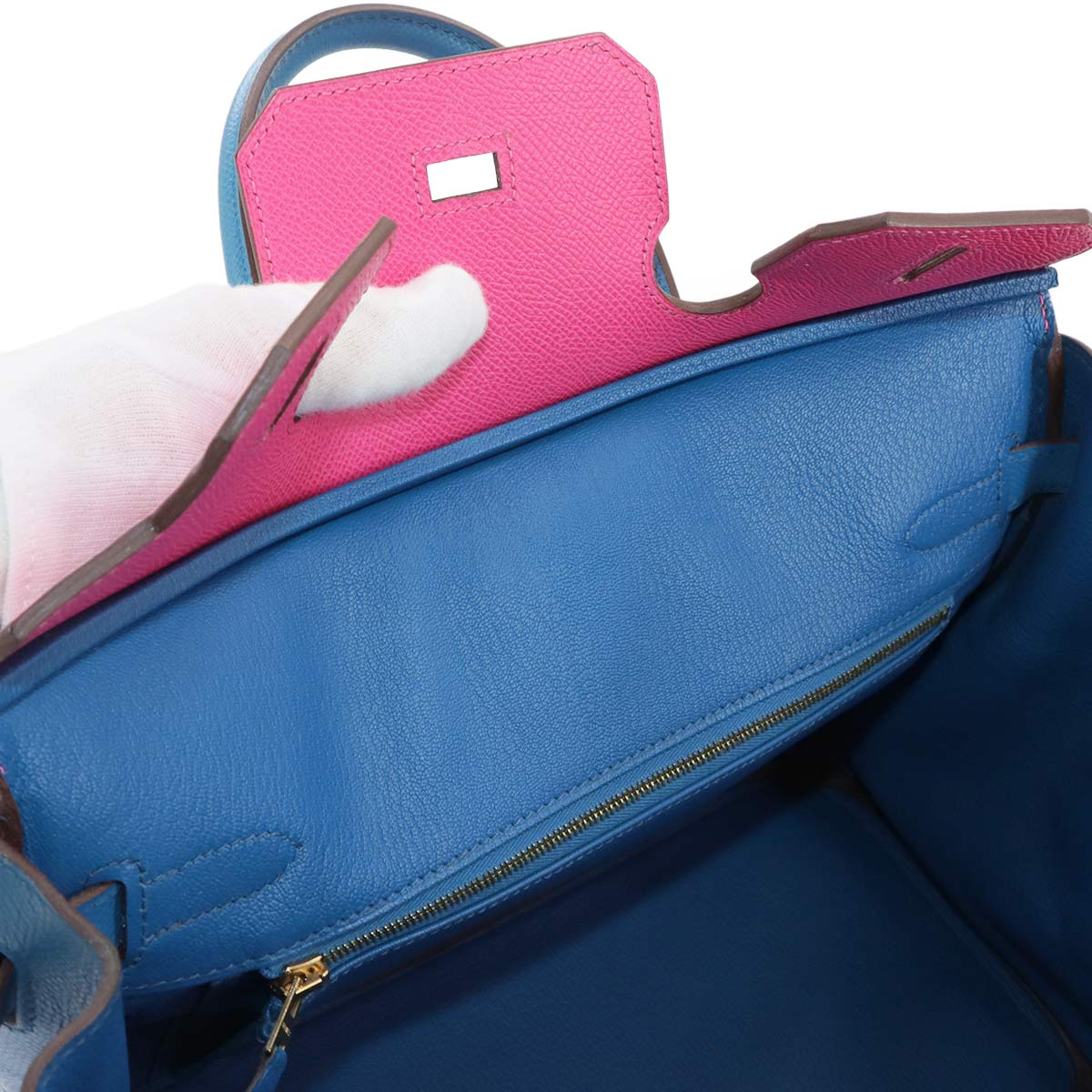 Birkin 30 SPO Personal Hand Bag Epsom Rose Confetti Rose Tyrien