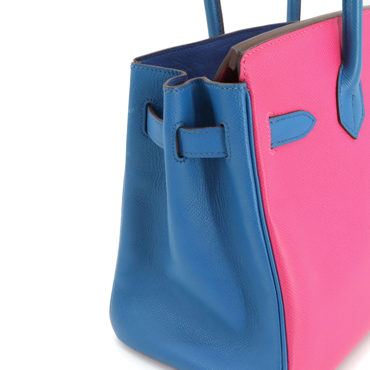 Birkin 30 SPO Personal Hand Bag Epsom Rose Confetti Rose Tyrien