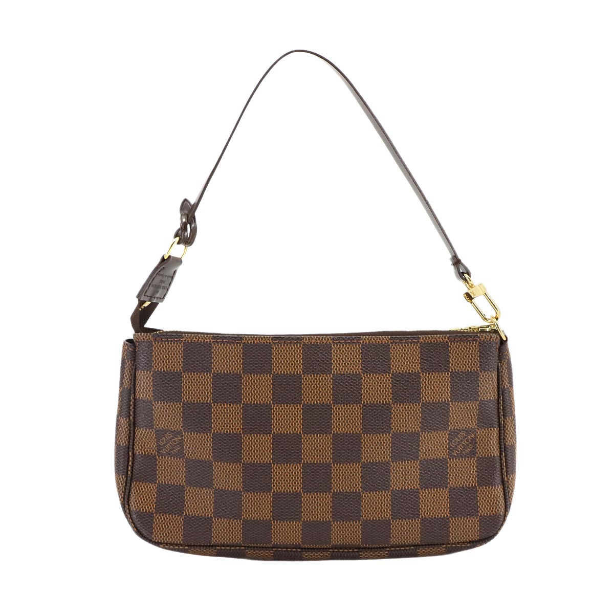 Damier Pochette Accessoires Hand bag Ebene N51985