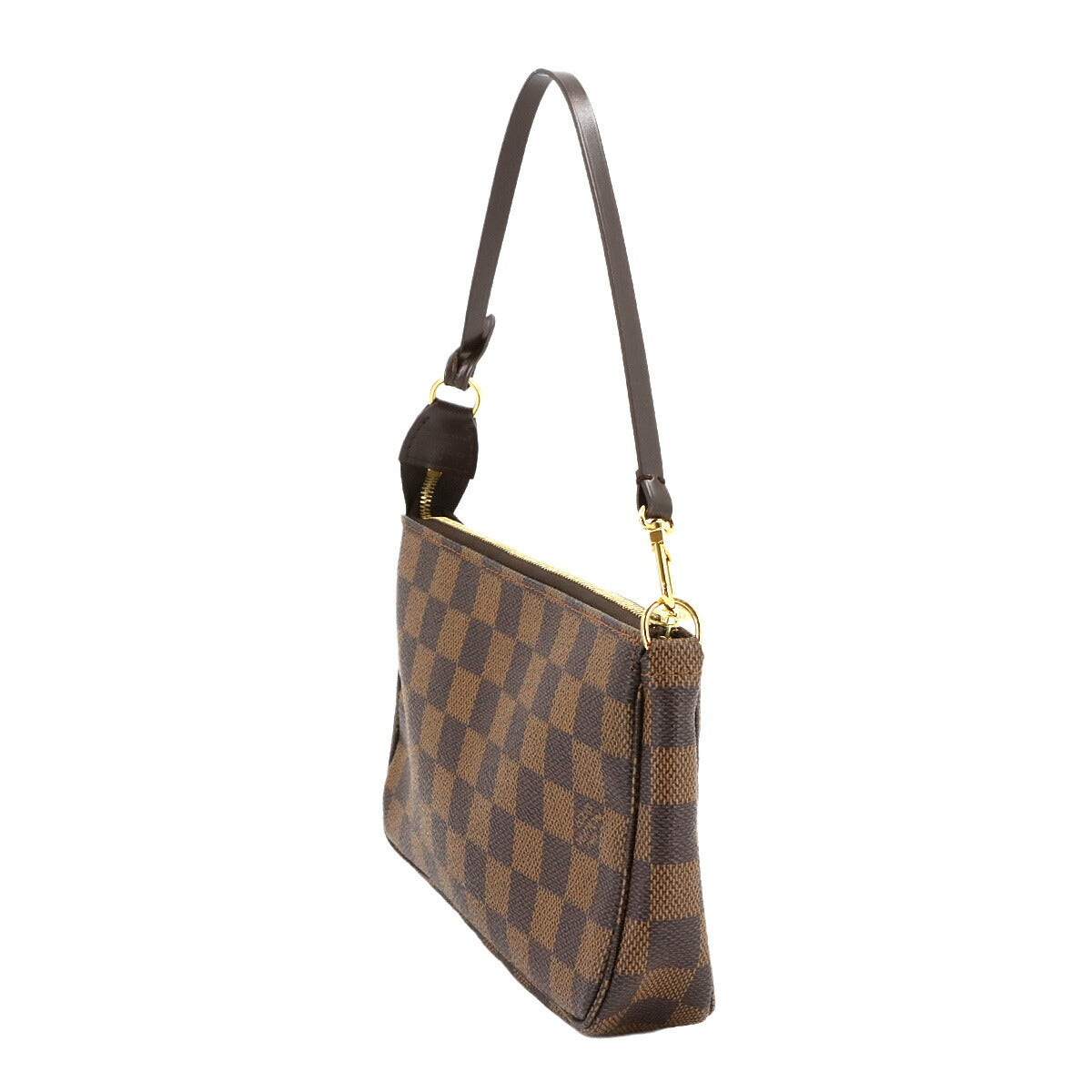 Damier Pochette Accessoires Hand bag Ebene N51985