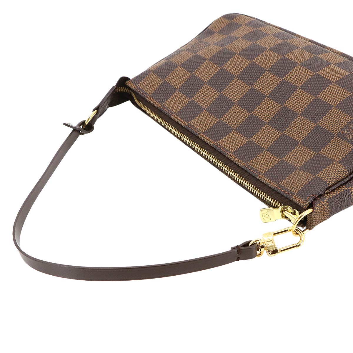 Damier Pochette Accessoires Hand bag Ebene N51985