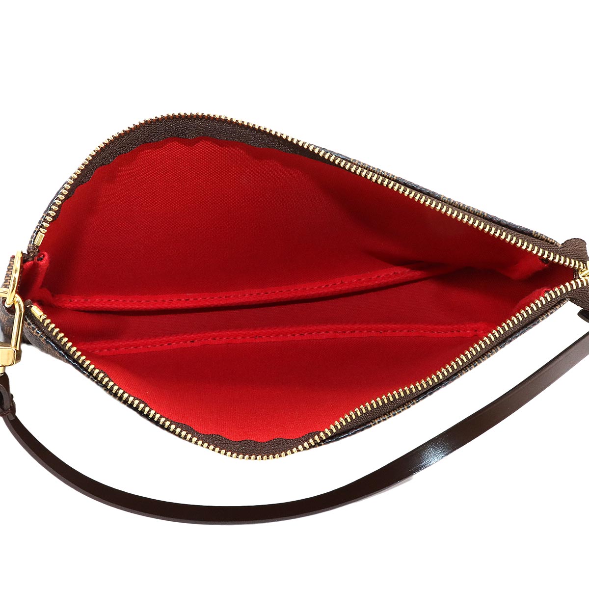 Damier Pochette Accessoires Hand bag Ebene N51985