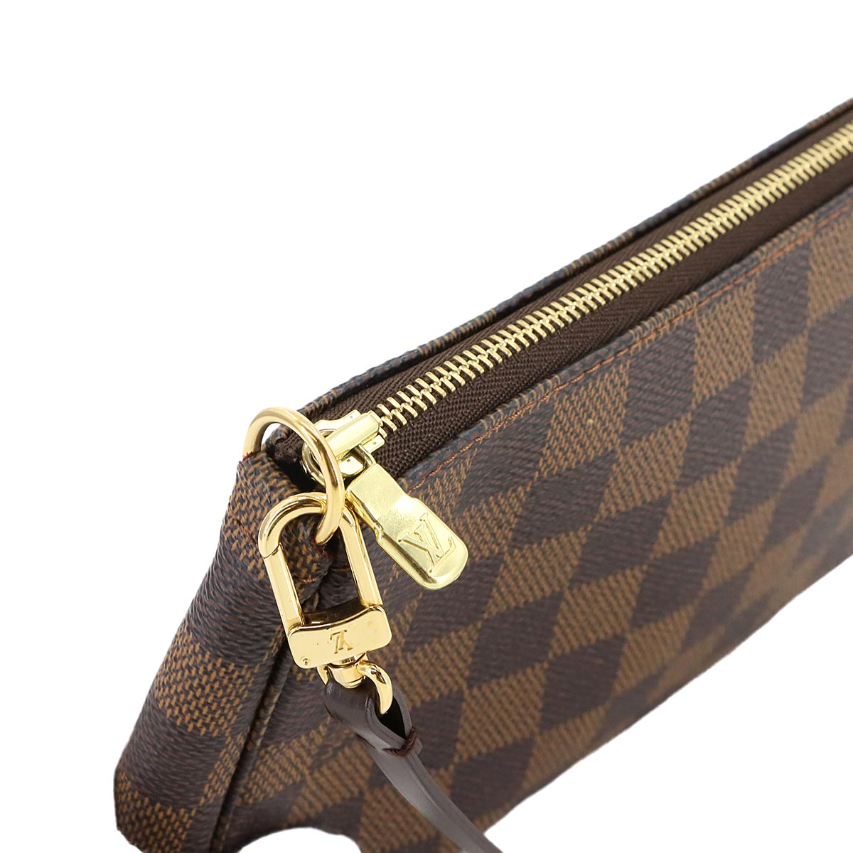 Damier Pochette Accessoires Hand bag Ebene N51985
