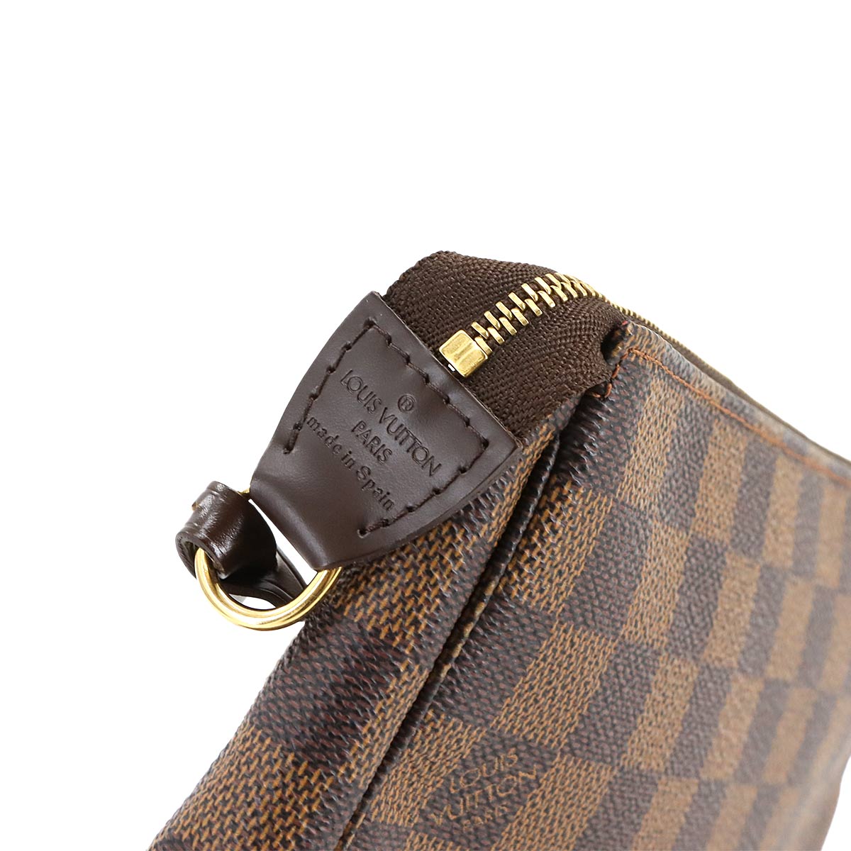 Damier Pochette Accessoires Hand bag Ebene N51985