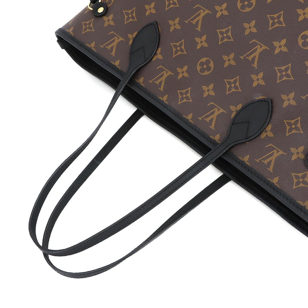 Neverfull Inside Out MM Tote Bag Leather Noir M11946