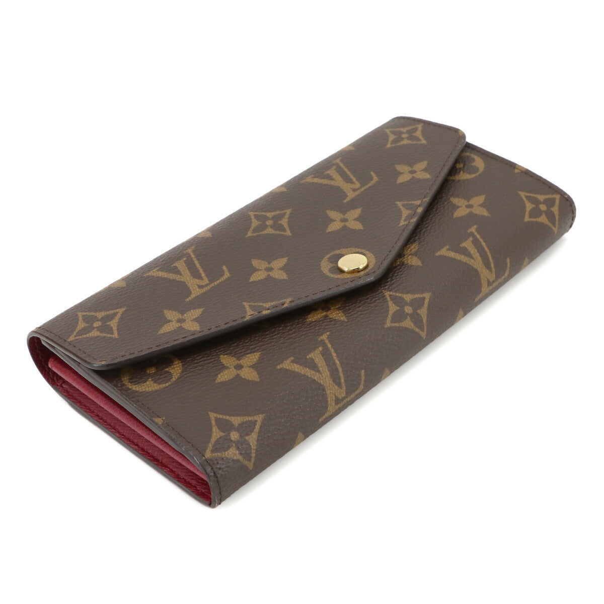 Monogram Sarah Wallet Brown Fuschia M62234 Purse