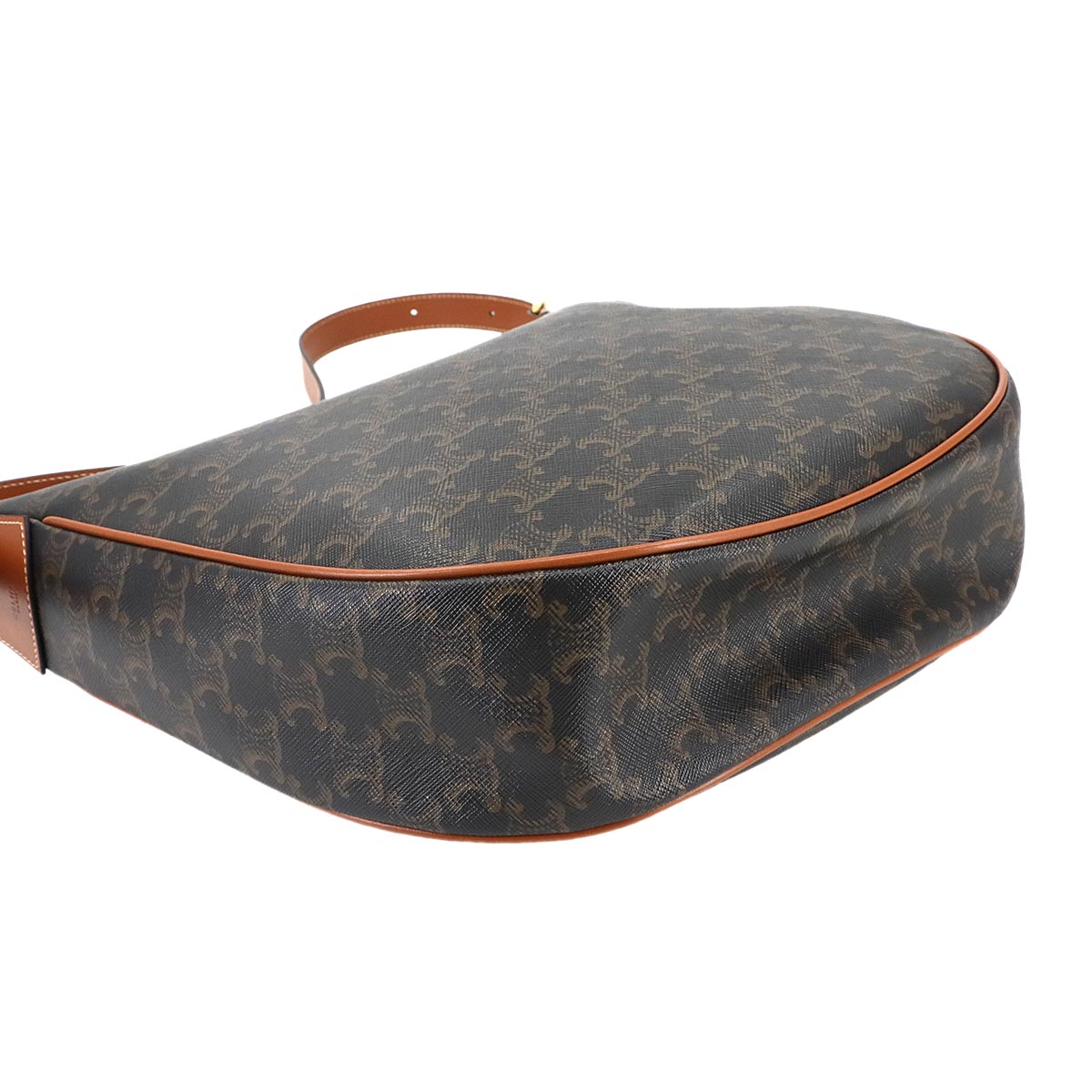 Triomphe Heloise Shoulder Bag Leather Tan 114712 Purse