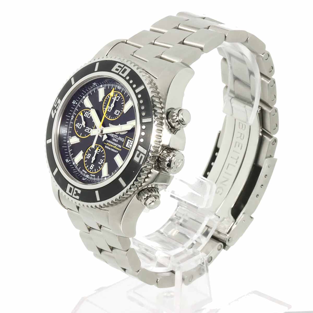 Superocean 44 A13341 Date Automatic Black Dial Mens Watch