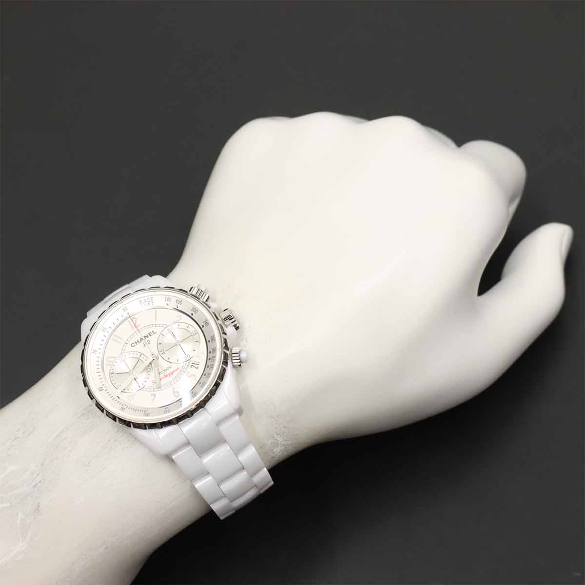 J12 Superleggera H3410 Chronograph Automatic Silver Dial Mens