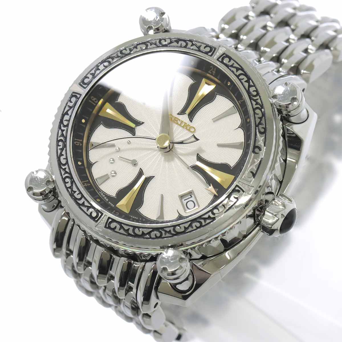 Galante beauty and the beast GMT SBLA061 White Dial Mens