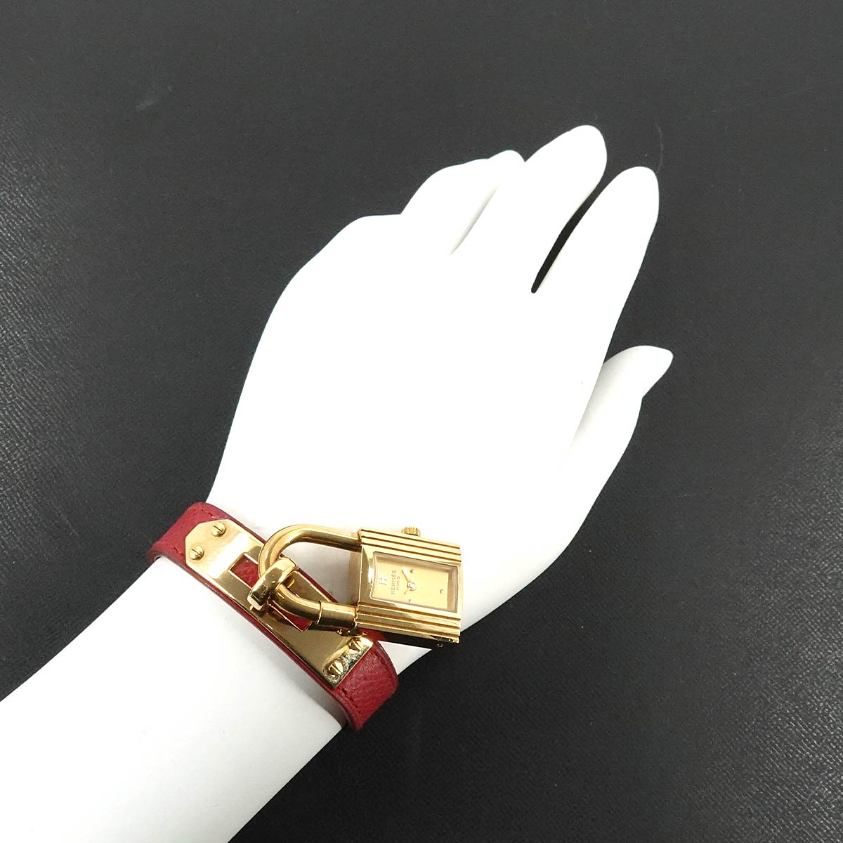 Kelly Watches Quartz Gold Dial Vintage Cadena Ladies Watch