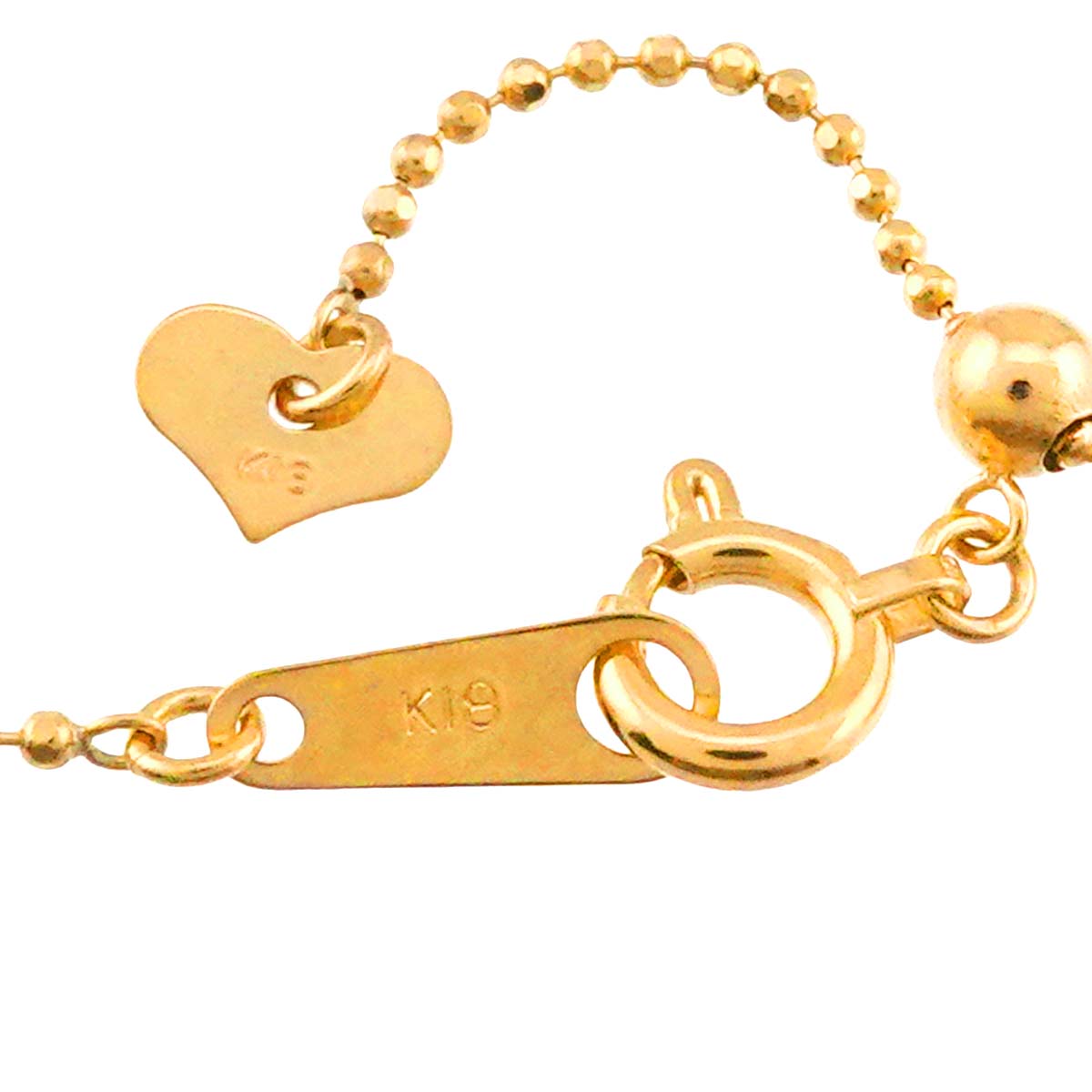 Rutile Quartz 4.80ct Diamond 0.30ct/0.10ct Necklace 18K K18 YG 750