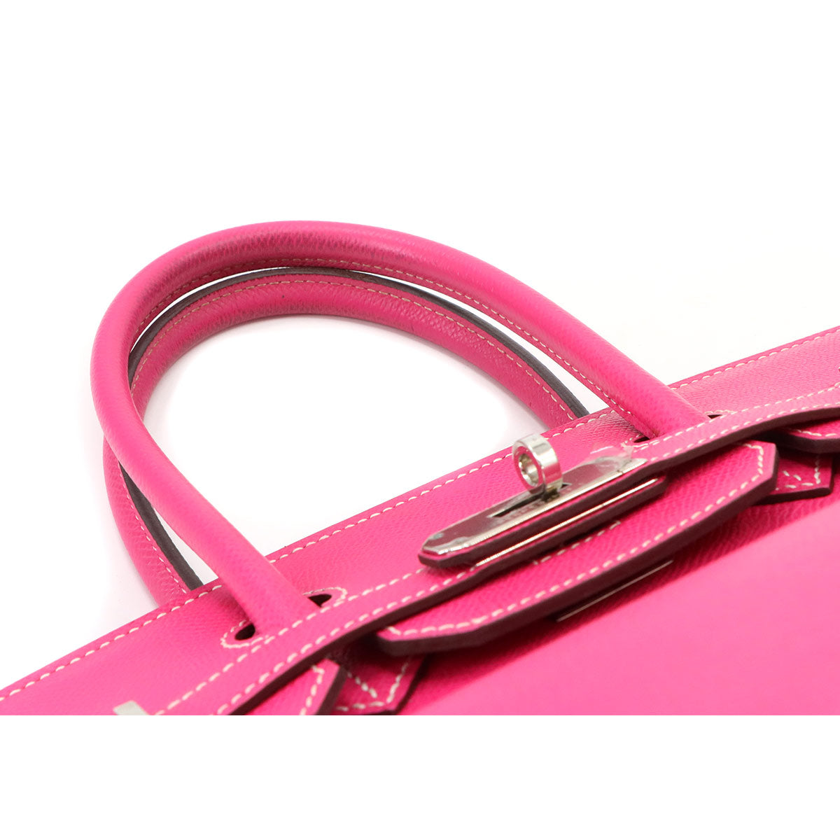 Candy Birkin 30 Hand Bag Epsom Rose Tyrien Ruby Purse Pink