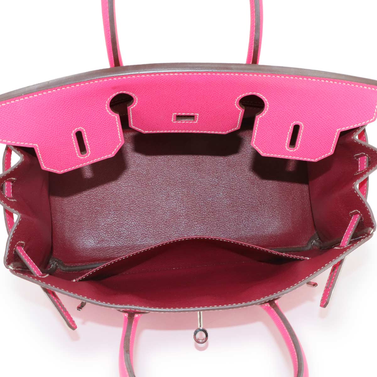 Candy Birkin 30 Hand Bag Epsom Rose Tyrien Ruby Purse Pink