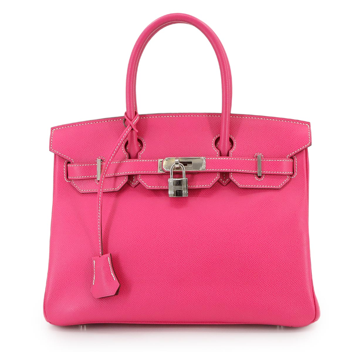 Candy Birkin 30 Hand Bag Epsom Rose Tyrien Ruby Purse Pink