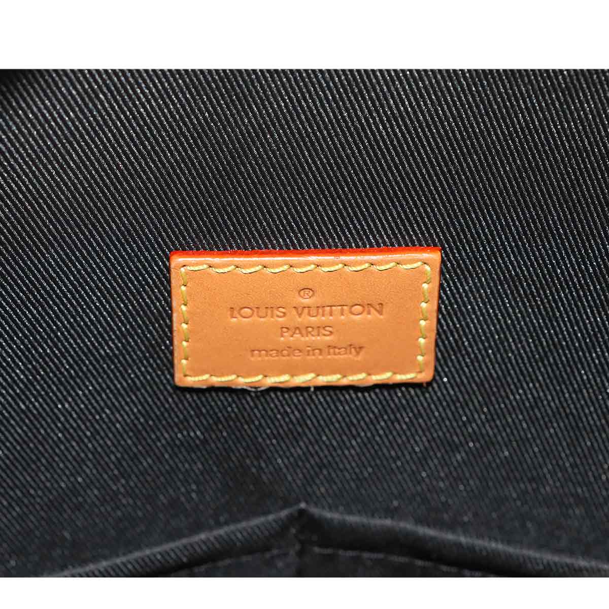 Giant Damier Mini Tote Shoulder Bag Ebene NIGO N40355