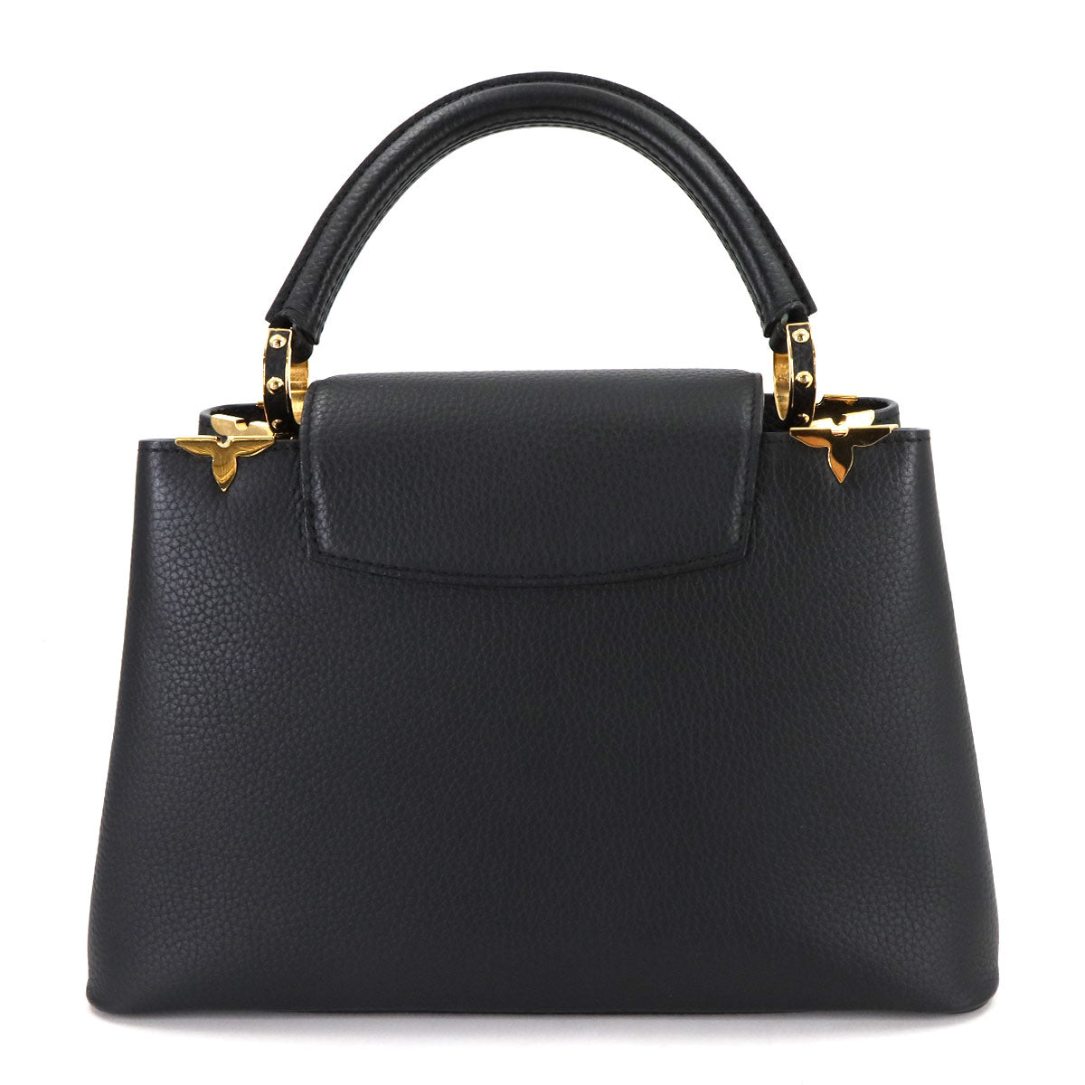 Capucines MM 2way Hand Shoulder Bag Leather Black M54663