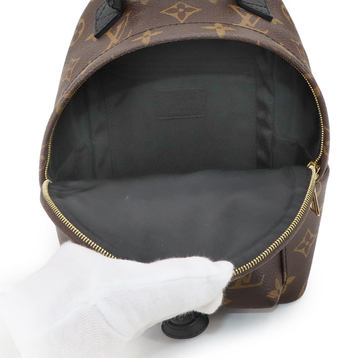 Monogram Palm Springs Backpack MINI Brown Black M41562