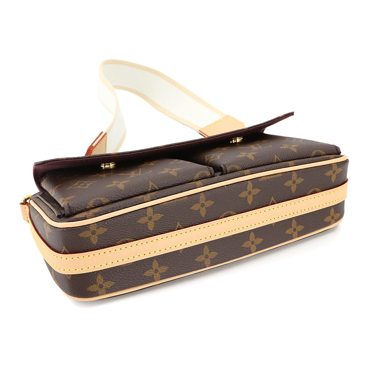 Monogram Viva Cite Shoulder Bag Brown M46999 Purse