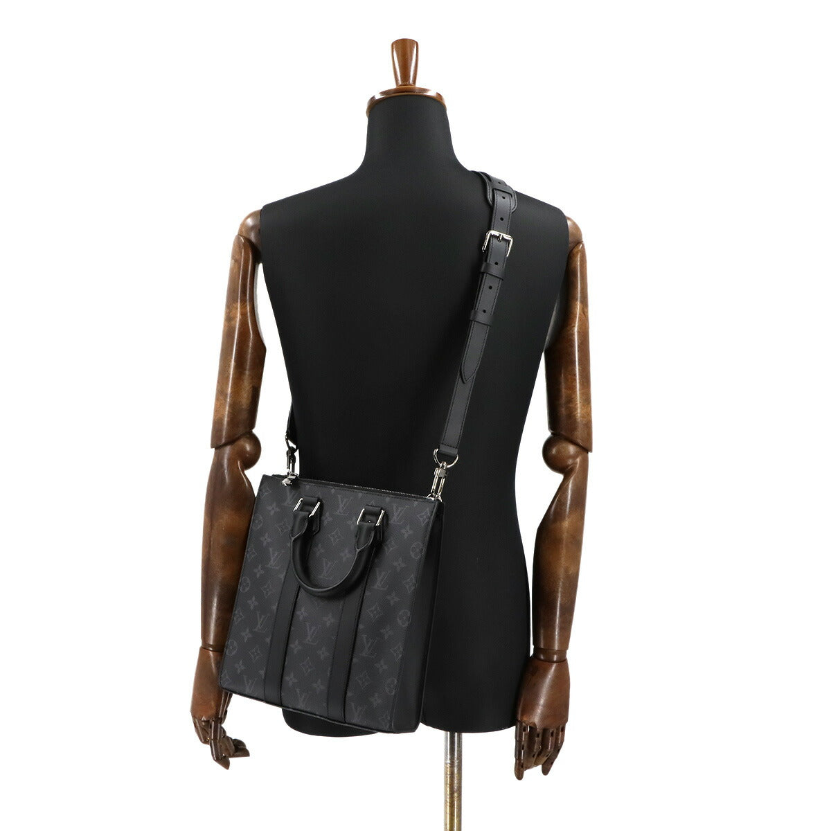 Monogram Eclipse Sac Plat Cross 2way Tote Bag M46456