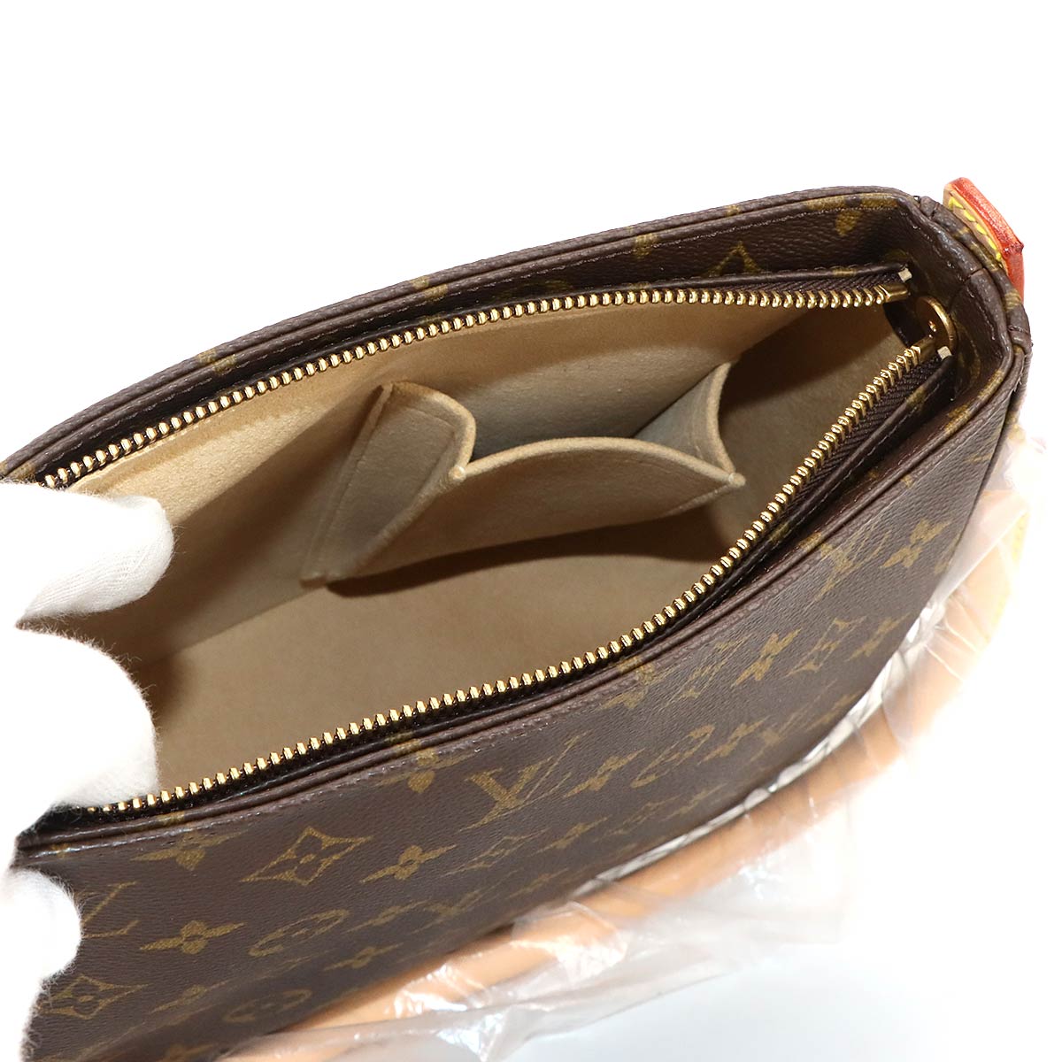 Monogram Looping MM Shoulder Bag Brown M51146 Purse