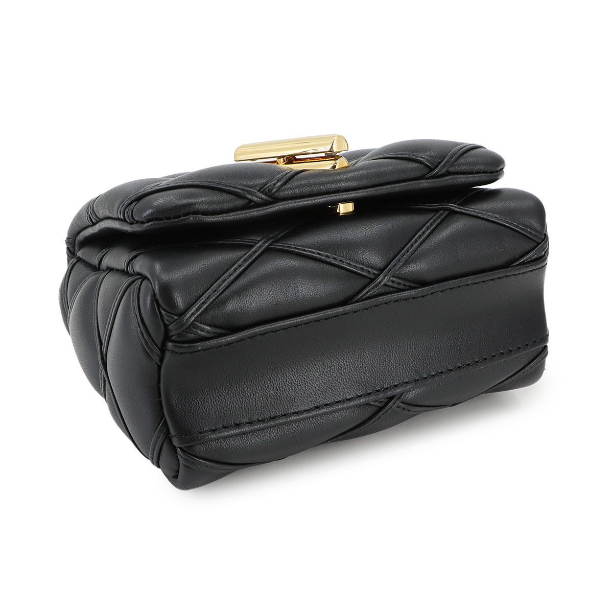 Martage PICO GO-14 Chain Shoulder Bag Leather Noir M23625