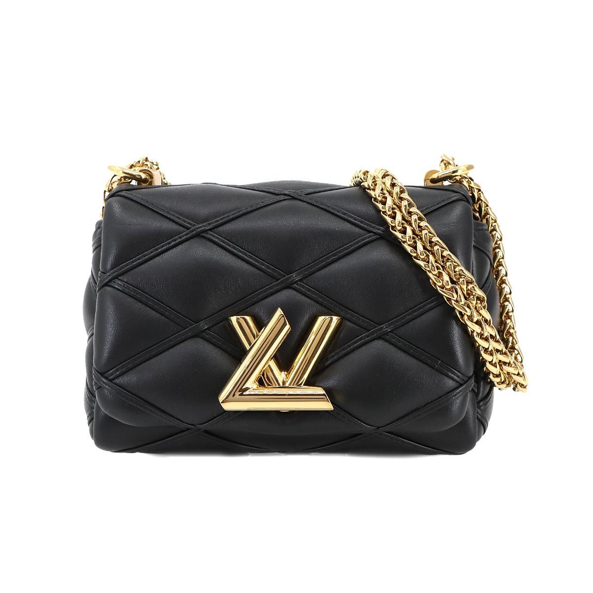 Martage PICO GO-14 Chain Shoulder Bag Leather Noir M23625