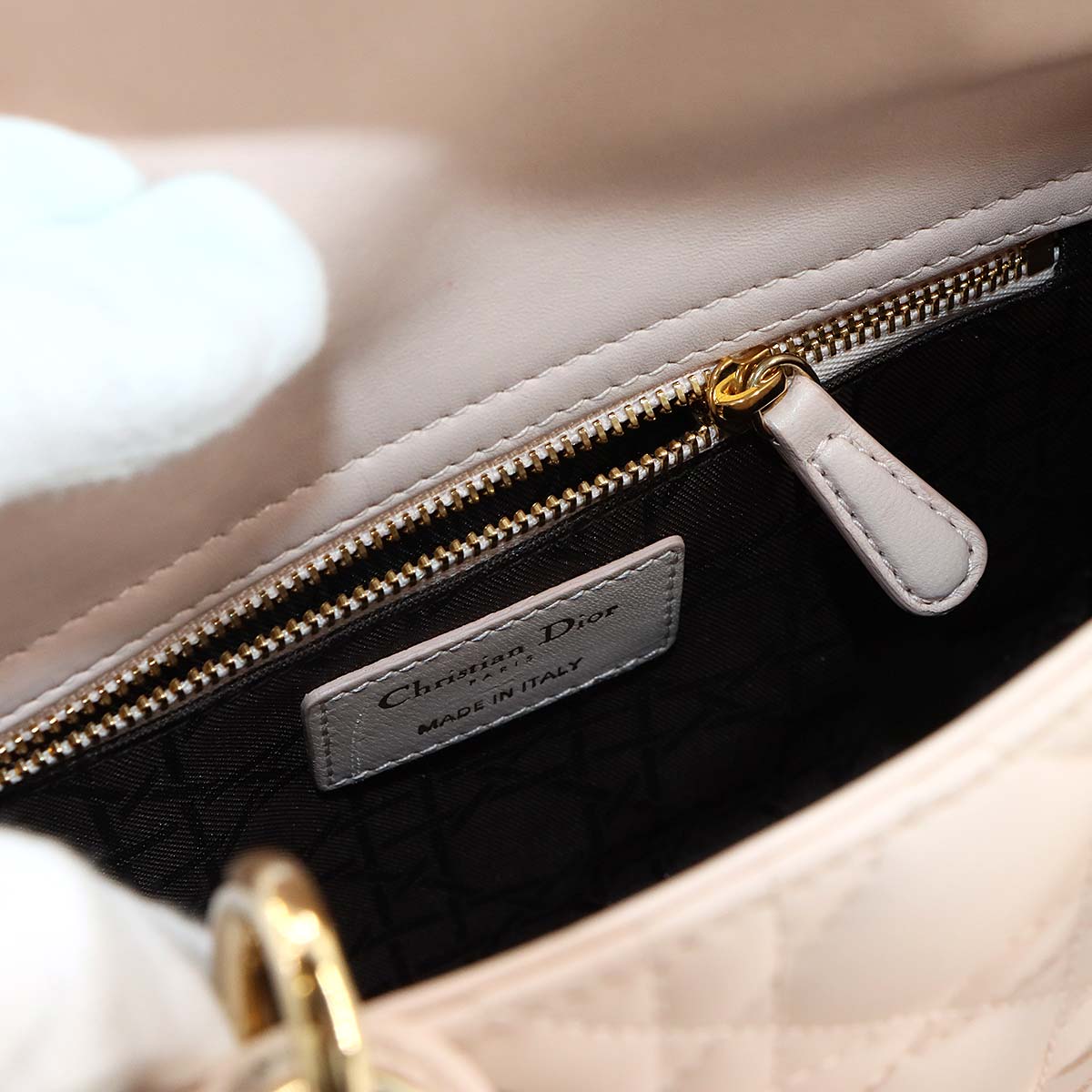 Lady Dior My ABCDior Small Hand Shoulder Bag Leather