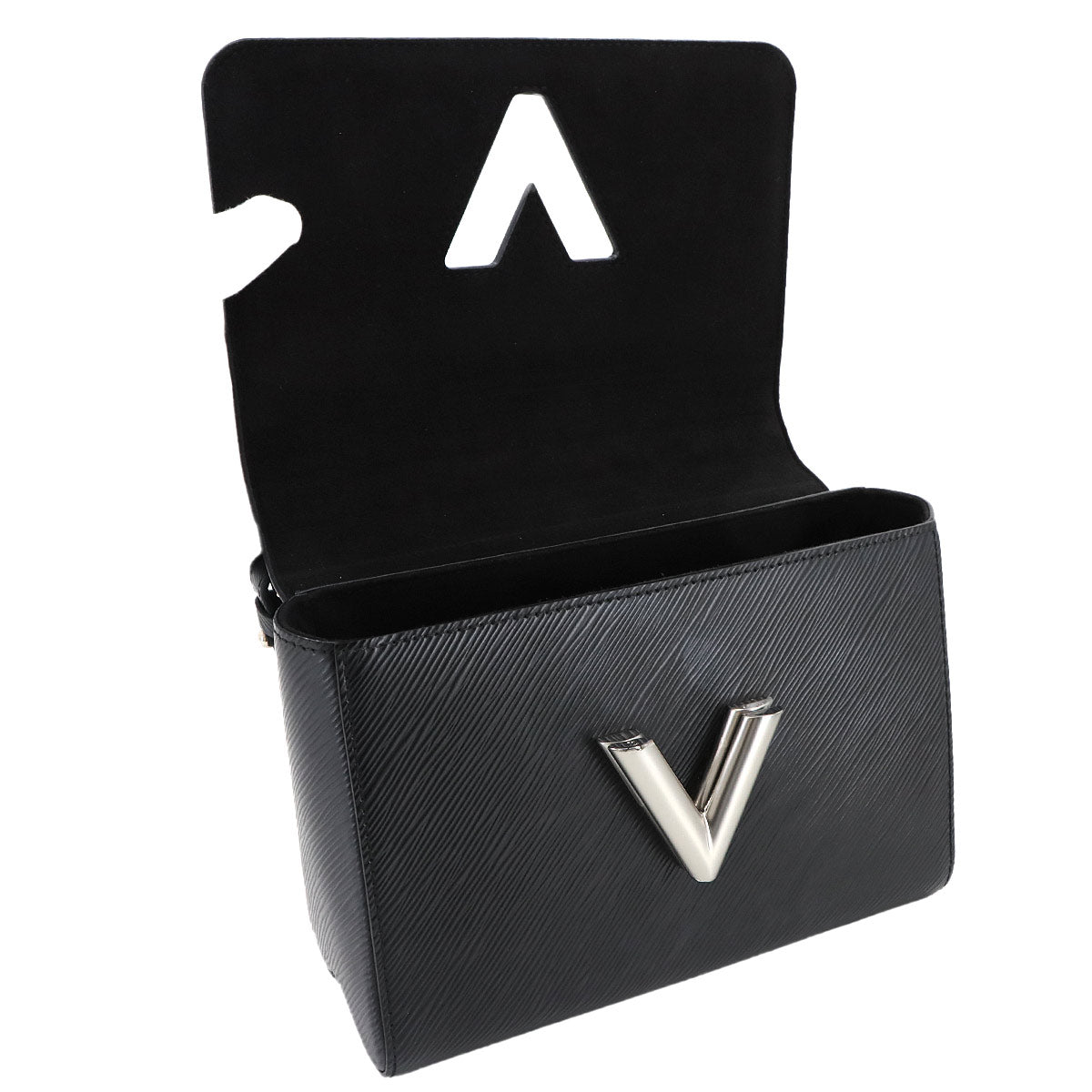 Epi Twist MM Chain Shoulder Bag Leather Noir M50282 Purse