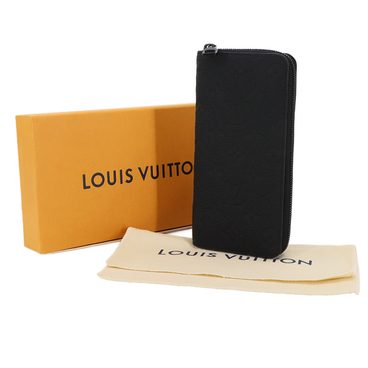 Monogram Taurillon Zippy Wallet Vertical Black M69047