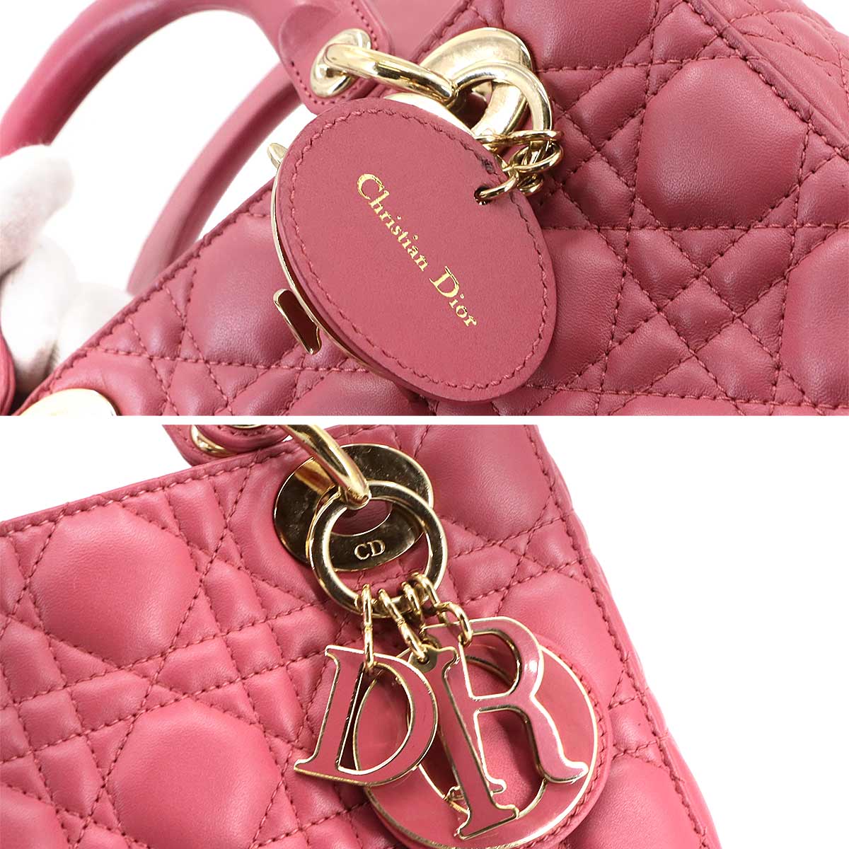 Lady Dior My ABCDior Small Hand Shoulder Bag Leather