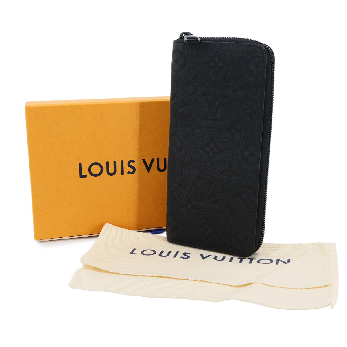 Monogram Taurillon Zippy Wallet Vertical Black M69047