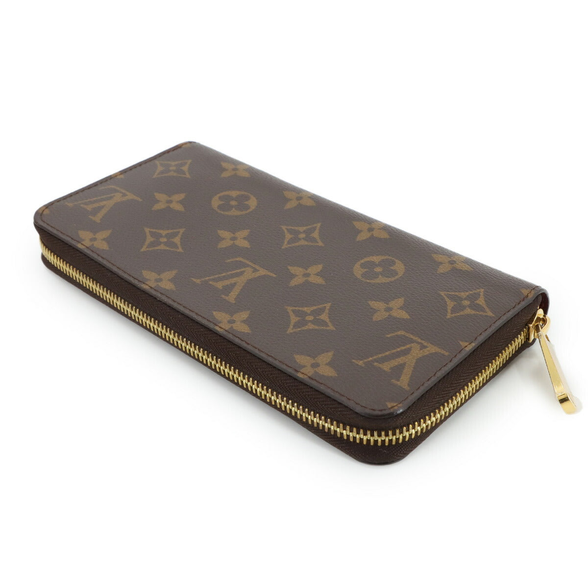 Monogram Zippy Wallet Long Brown Fuchsia M41895 Purse