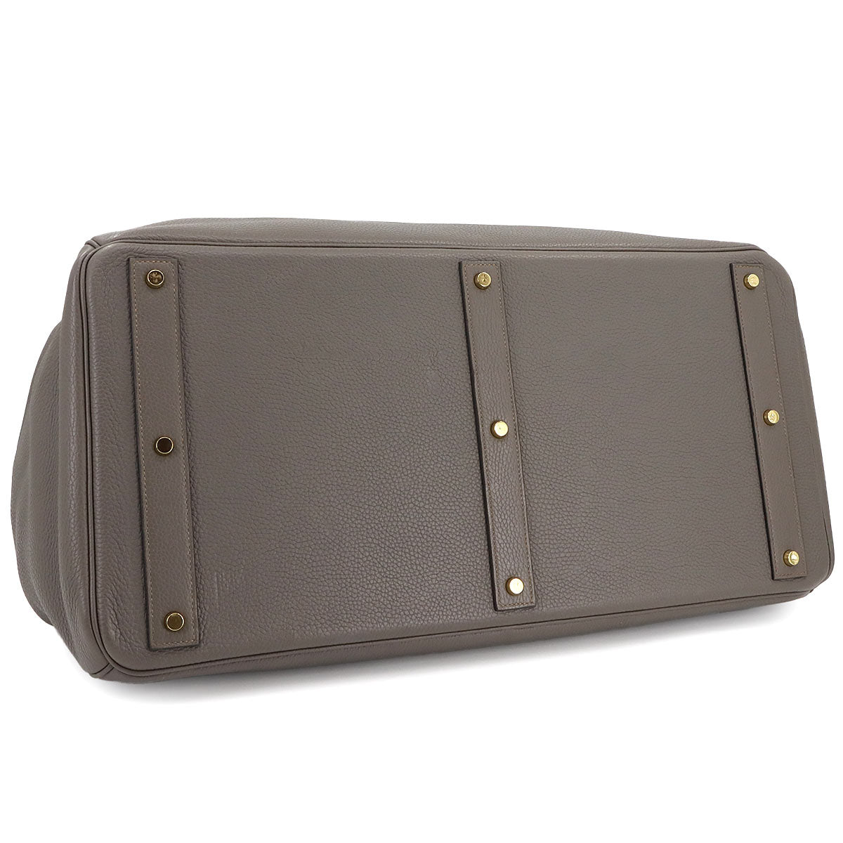 Haut a Courroies 55 SPO Personal Togo Etain Hand Bag Purse