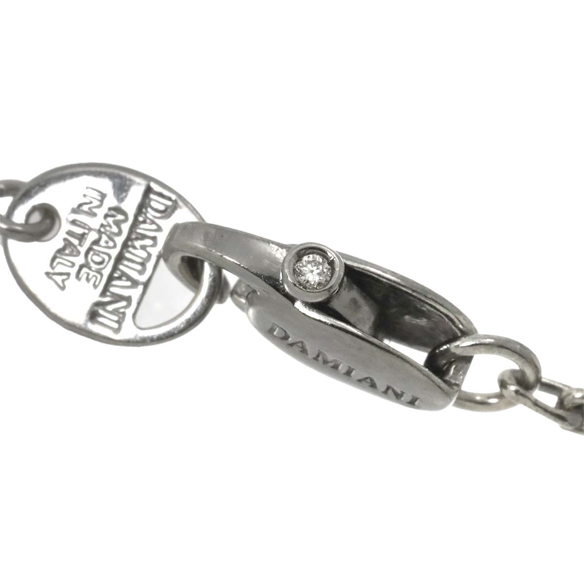 Belle Epoque Diamond Cross Necklace 18K WG 750