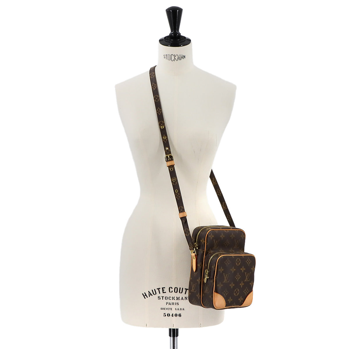 Monogram Amazon Shoulder Bag Brown M45236 LV Purse