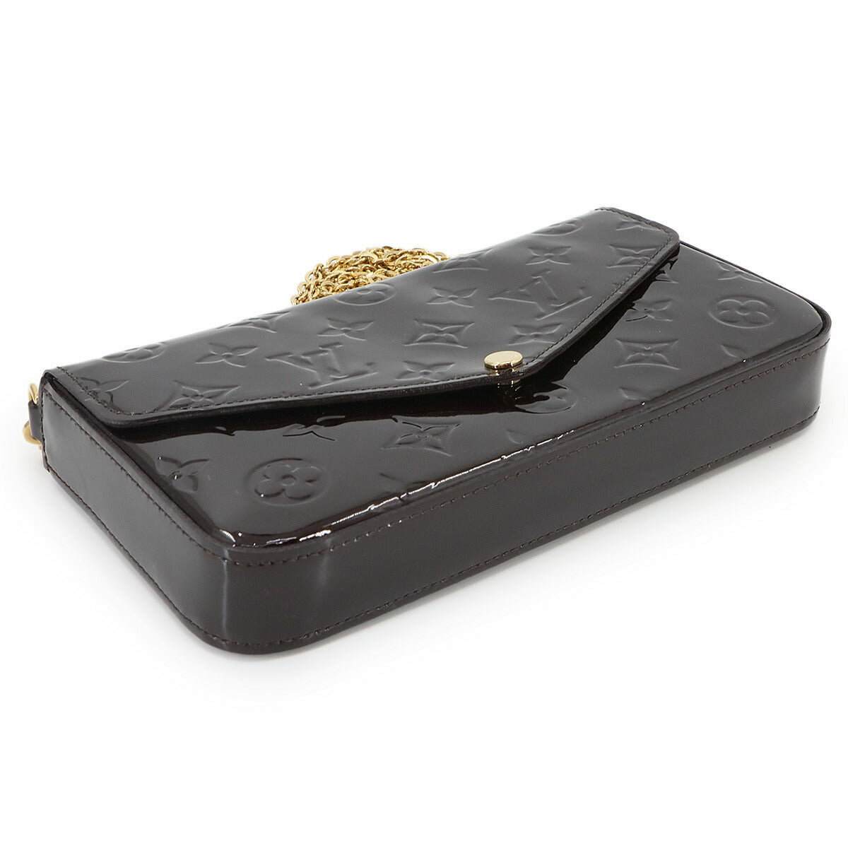 Monogram Vernis Pochette Felicie Amarante M61267